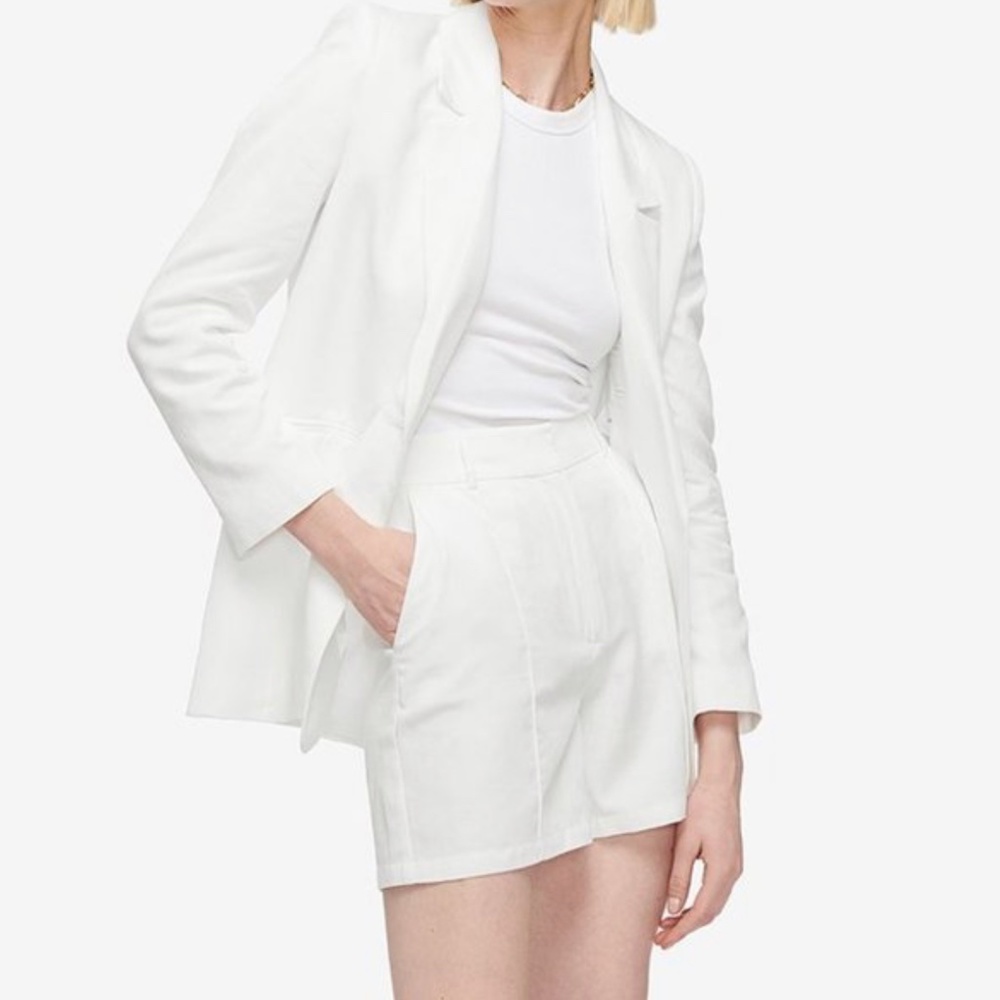 ANINE BING WHITE SHORTS
